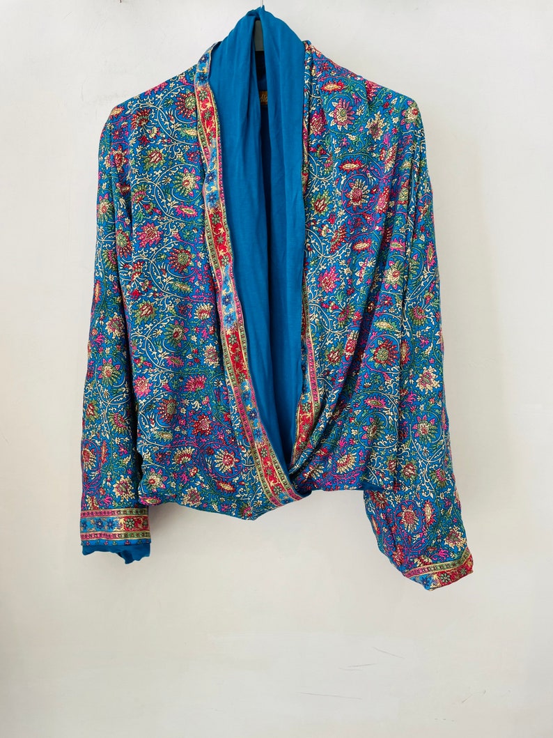 Silk wrap kimono 5