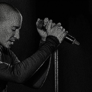 Word Art Poster - Chester Bennington