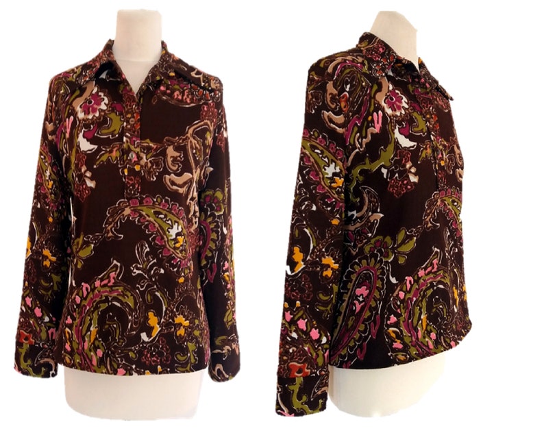 70s button down shirt