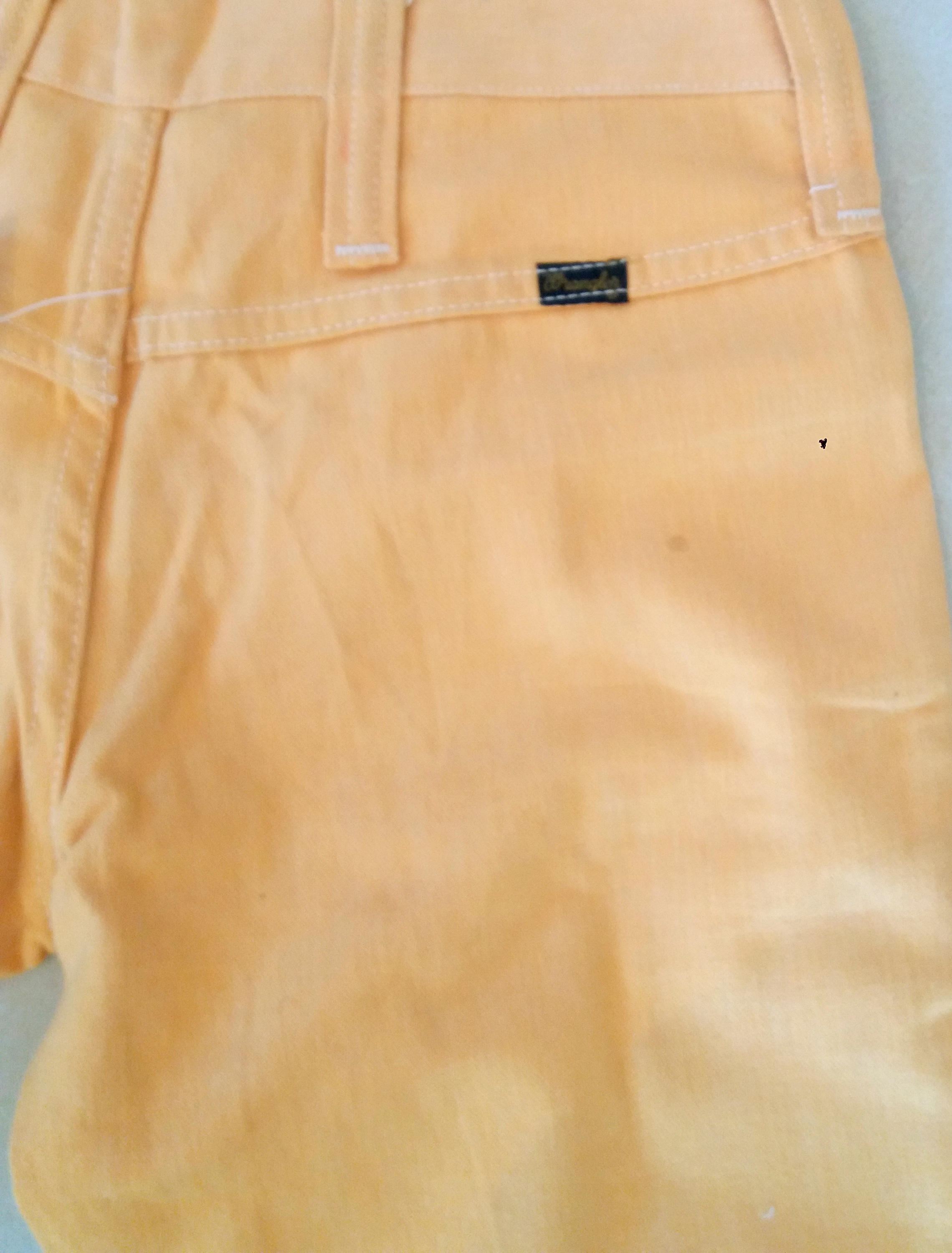 Vintage Womens Juniors Size 9 WRANGLER Pants 100% Cotton, Yellow