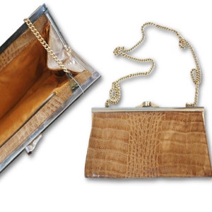 Vintage 70's Shoulder Bag, Vintage Purse, Shoulder Bag, Camel Brown Vintage Elegant Fashion