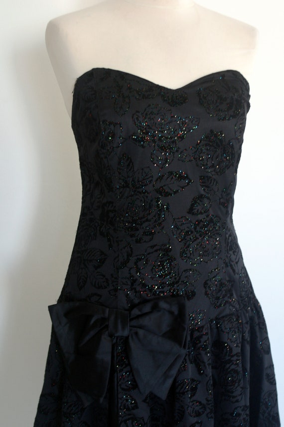 Corset Dress, Strapless Dress, Vintage 80's Corse… - image 5