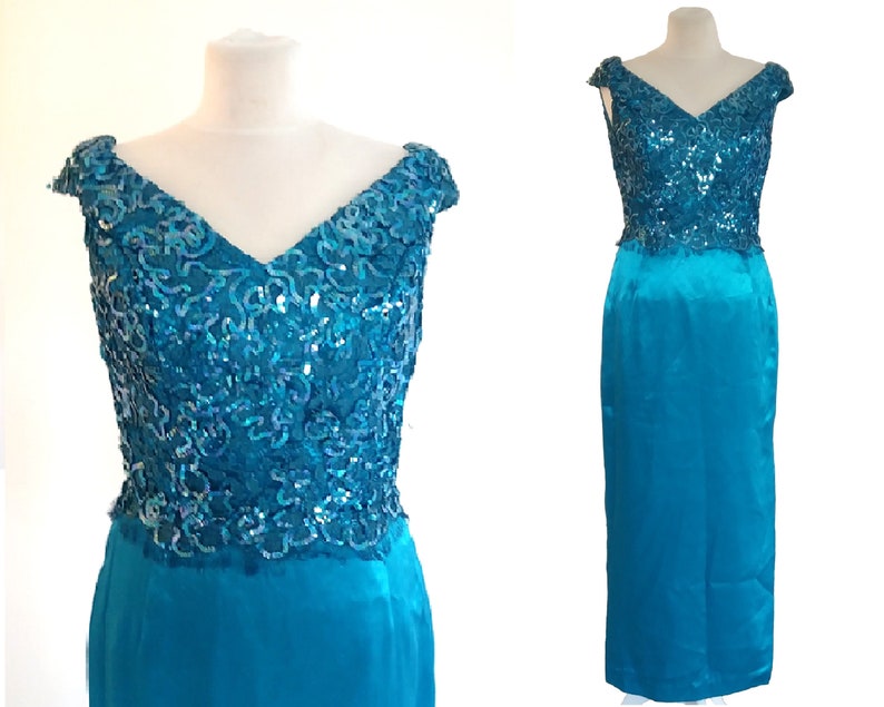 turquoise sparkly dress