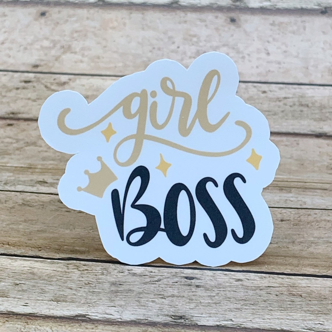 Girl Boss Stickers Girl Boss Decals Hashtag Girl Boss Etsy