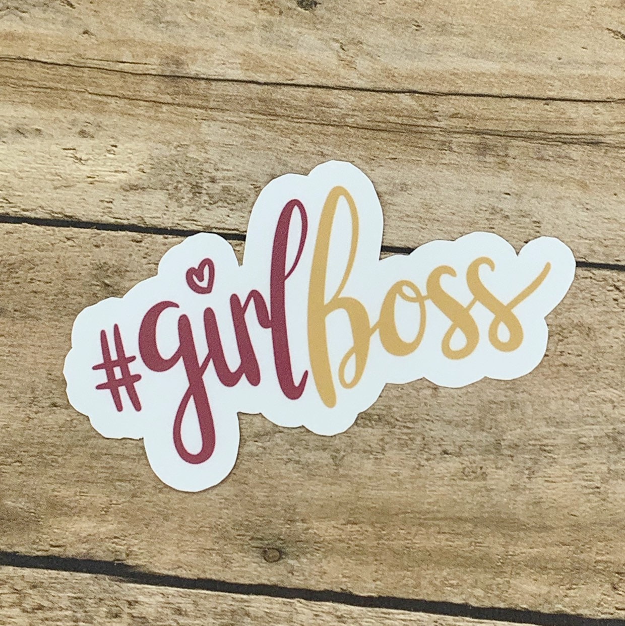 Girl Boss Stickers Girl Boss Decals Hashtag Girl Boss Etsy