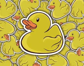 Rubber Duck Sticker, Rubber Ducky Decal, Waterproof Vinyl Sticker for Hydroflask || 164