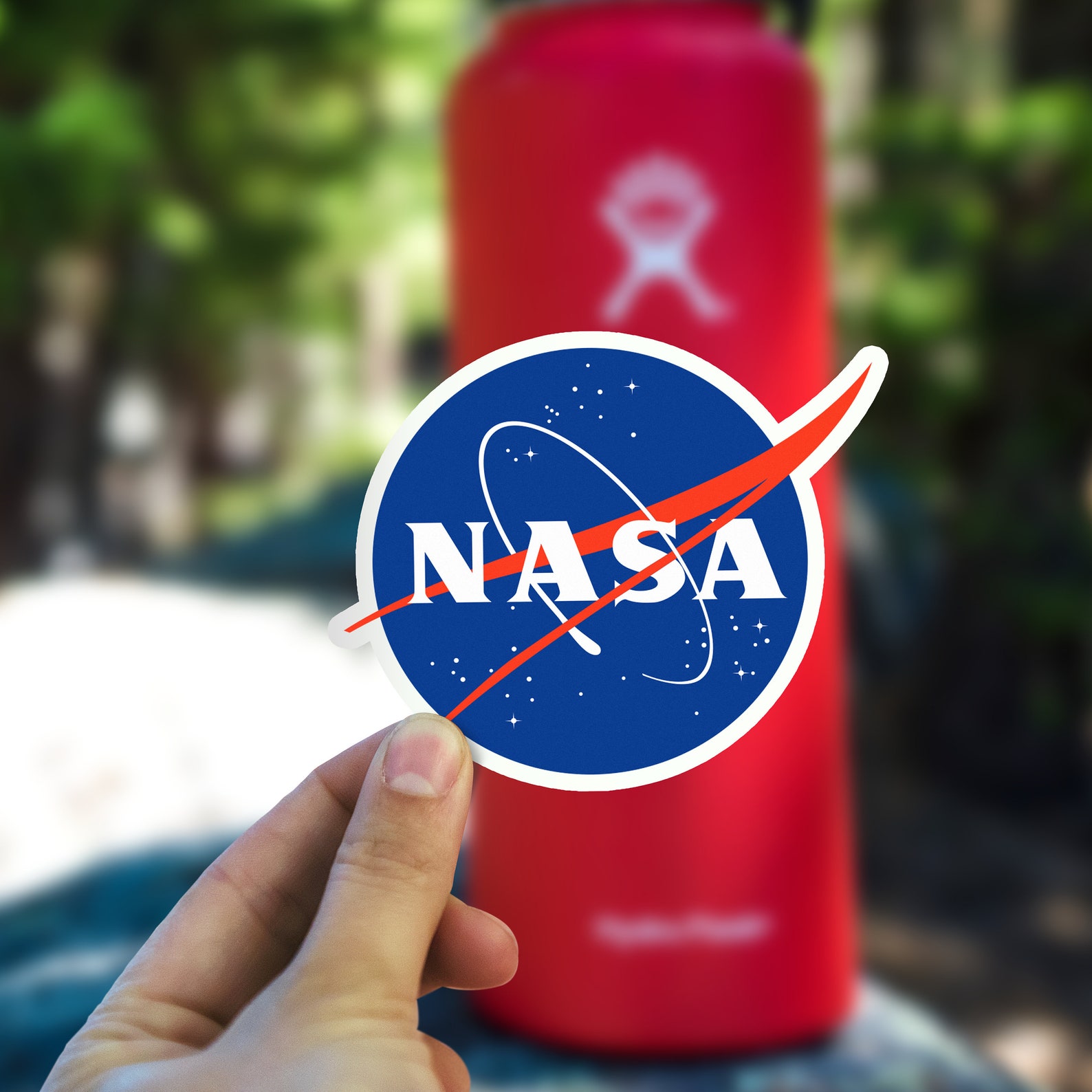 NASA Logo Sticker US National Aeronautics and Space - Etsy