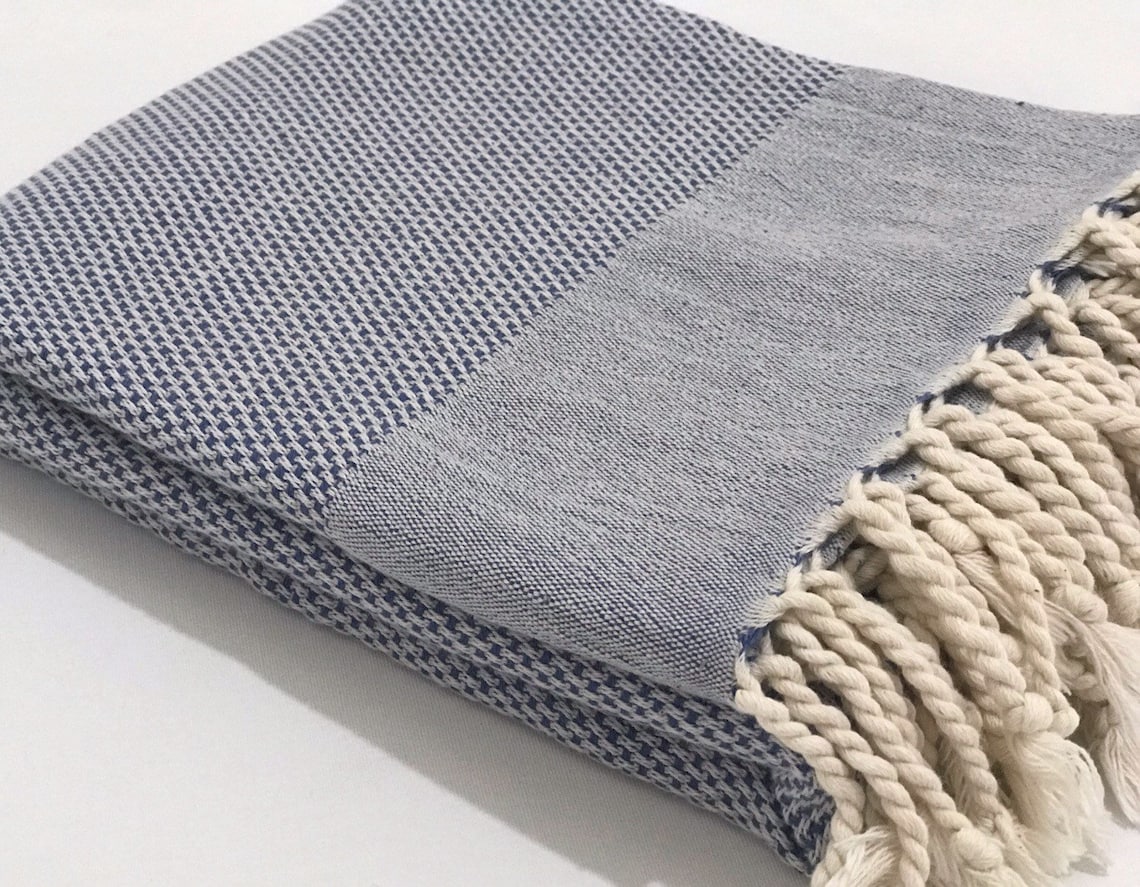 Thick Turkish Towel Beach Towel Hammam Towel Peshtemal Etsy