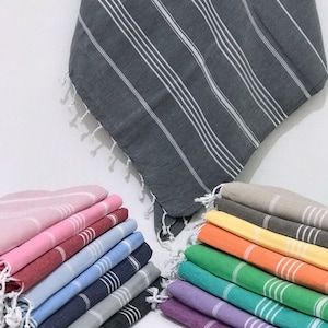 Wedding favors, bachelorette party gift, Turkish beach towel, peshtemal, mother&#39;s day, gift for mom, hammam towel, bath towel, cotton towel,