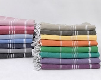 wedding gift Set of 100 bridesmaid gift, wholesale towel, bachelorette towel, bulk towel, Turkish beach towel,