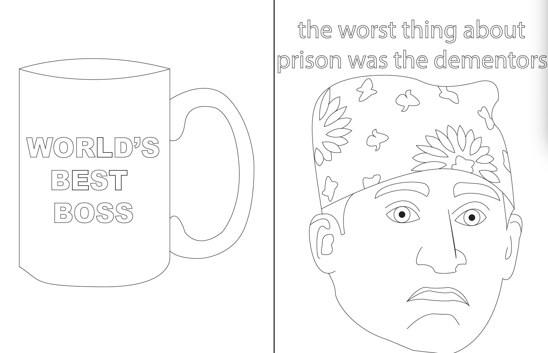 The Office Coloring Pages Etsy