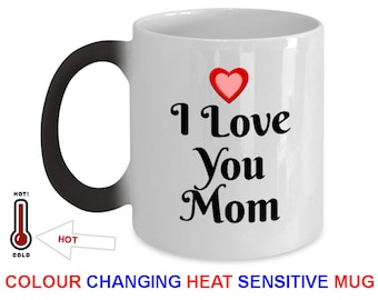 Mom Mug Color Changing Mug Magic Mug Perfect Mother's Day Gift For Mom From Daughter Or From Son. Mothers Day Mug Coffee Mug Is #1 Mom Gift