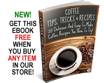 Best Coffee Gift for a Coffee Lover, 20 Coffee Recipes eBook! Homemade Coffee Recipes, Making Coffee, Specialty Coffee Maker Reviews & More!