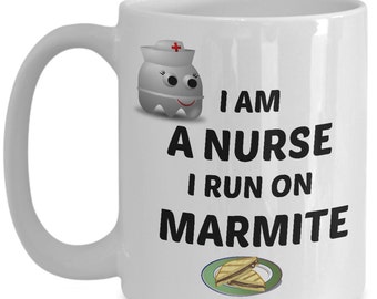 Registered Nurse Mug, Our Funny Unique Nursing Mug Is Among Best Mugs For Nurses Looking For Marmite Mug! Get Our 15oz Nurse Coffee Mug Stat