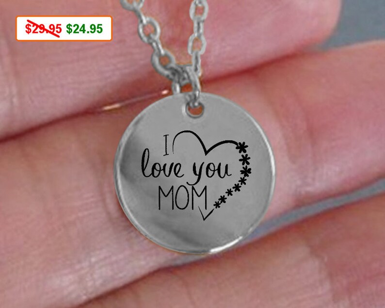 Mom Necklace Mommy Necklace is Gift for Mom for Mothers Day. image 1