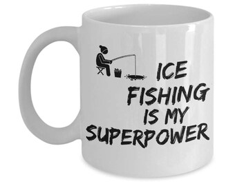 Ice Fisherman Gift For Dad Is Great Winter Fishing Gift. Pack Our Gift For Him With Ice Fishing Gear, Ice Fishing Pole & Other Fishing Gifts