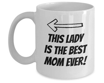 Best Mom Ever Mothers Day Mug Gift For Mom From Daughter Or From Son Is To Say Happy Mother's Day. Gift For Her As Coffee Mug Is #1 Mom Gift