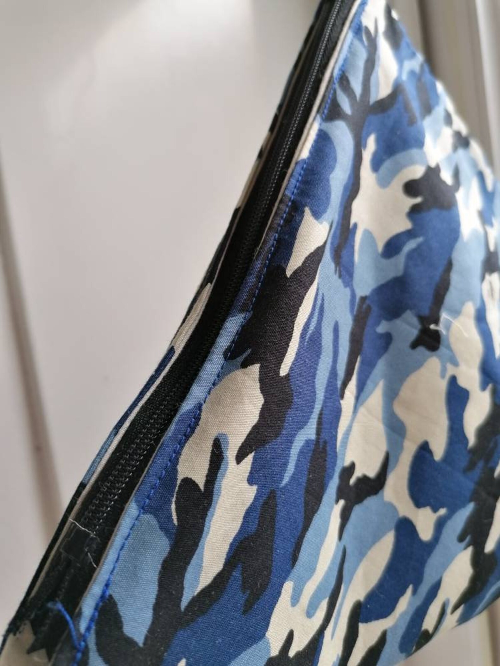 Blue camo pouch Etsy