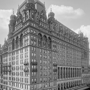 Waldorf Astoria Hotel Print: 1902 NYC Architecture Photography