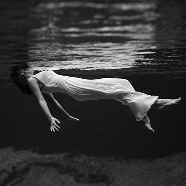 Surreal Photography, Woman In Water, Minimalist, Black and White, Print, Photo, Wall Decor, Modern Artwork, Modern Home Decor