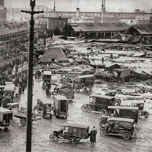 Old Boston Photo, 1905, Corner of State and Broad Street