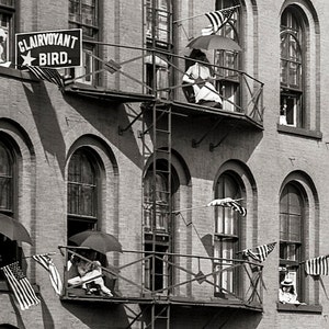 Old Buffalo NY Photo, Labor Day Parade, New York State, Black White Photography, Wall Art, Poster Art, 1900 image 2