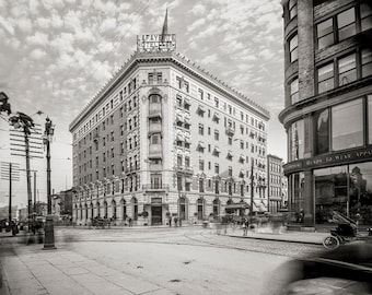 Buffalo NY Lafayette Hotel Historic Photo Print: Washington Street, 1905