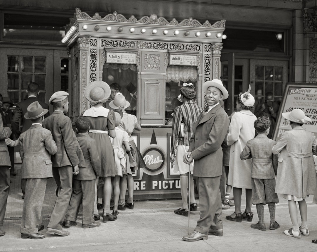 Chicago Movie Theatre Print: 1941 Easter Sunday, African American ...