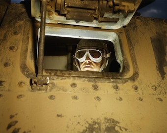 WWII Tank Driver Photo: Fort Knox, Kentucky - 1942