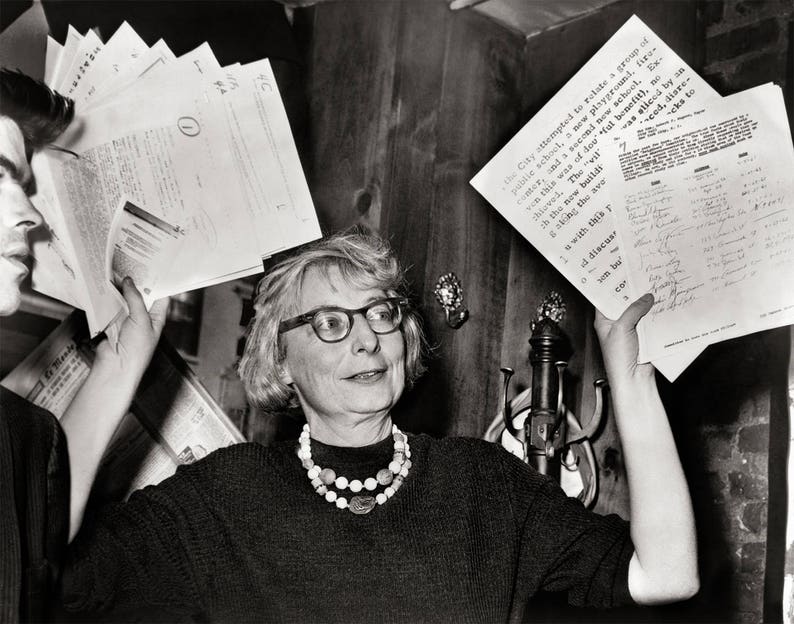 Jane Jacobs Photo Activist New York Greenwich Village Etsy