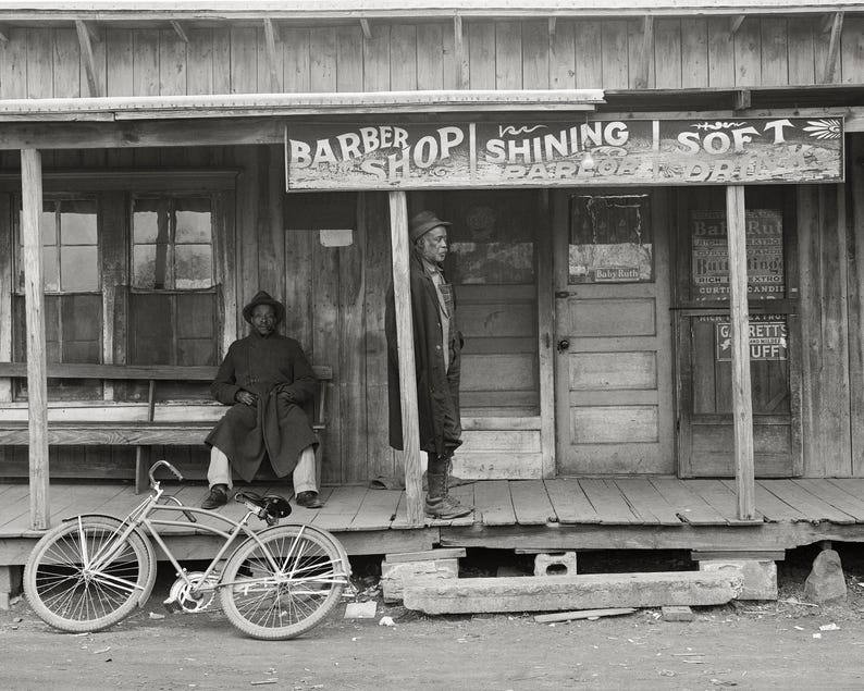 1939 Illinois Store Porch Photo Print: Arthur Rothstein Black Art - Etsy