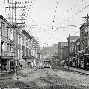 Old Gloucester Massachusetts Photo, Main and Hancock Street Photo, New England, Circa 1910