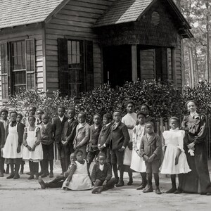 African American Vintage School Photo Wall Collection, Early 1900s immagine 5