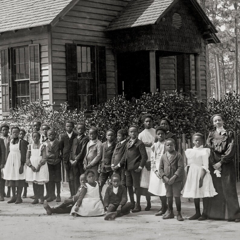 African American Vintage School Photo Wall Collection, Early 1900s immagine 5