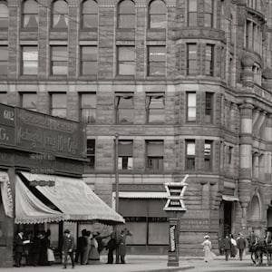 Hennepin Avenue, Minneapolis 1908: Historical Photo Print afbeelding 3
