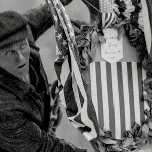 Old Washington DC Photograph, Laying Cornerstone for Lincoln Memorial, City Decor, 1915, Black and White Photo Print image 3