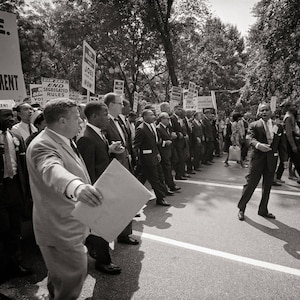 Martin Luther King Photo, March on Washington DC, MLK Jr Photography, Civil Rights, 1963,  African American Art