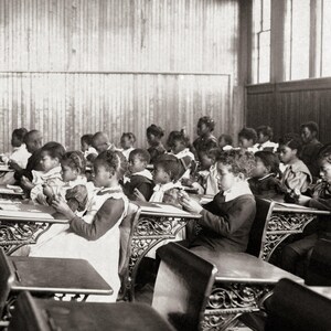 African American Vintage School Photo Wall Collection, Early 1900s immagine 3