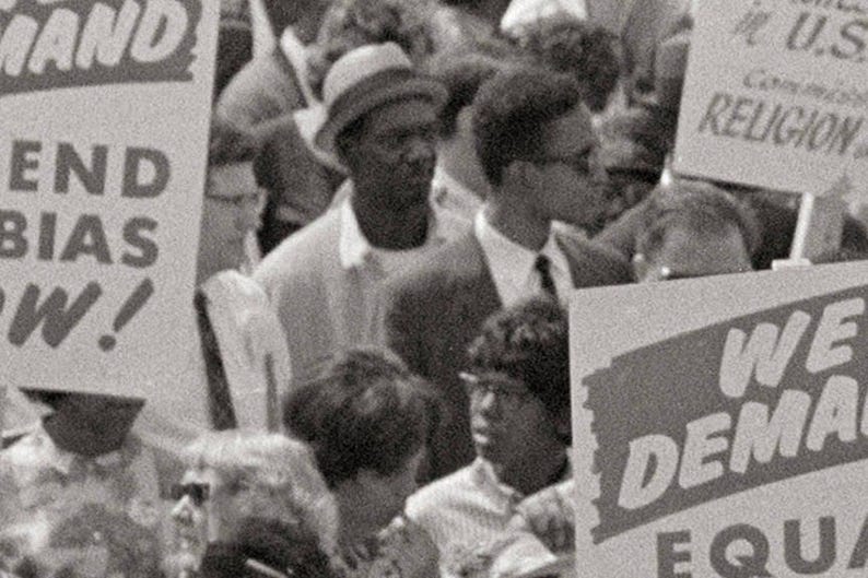 1963 March on Washington Print: Civil Rights Protest Signs image 6