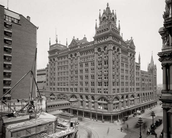 Broad Street Station, Philadelphia PA: Early 1900s Architecture Print