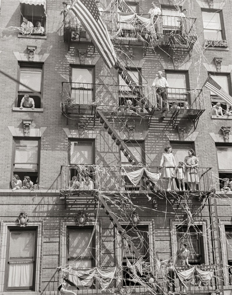 Old New York City Photo, Little Italy, Parade, Housewarming Gift, New York, NY, Mott Street, Manhattan, NY image 1