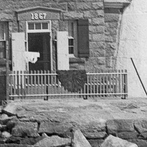 Black and White Lighthouse Photo: Seaside Cottage Wall Art image 3