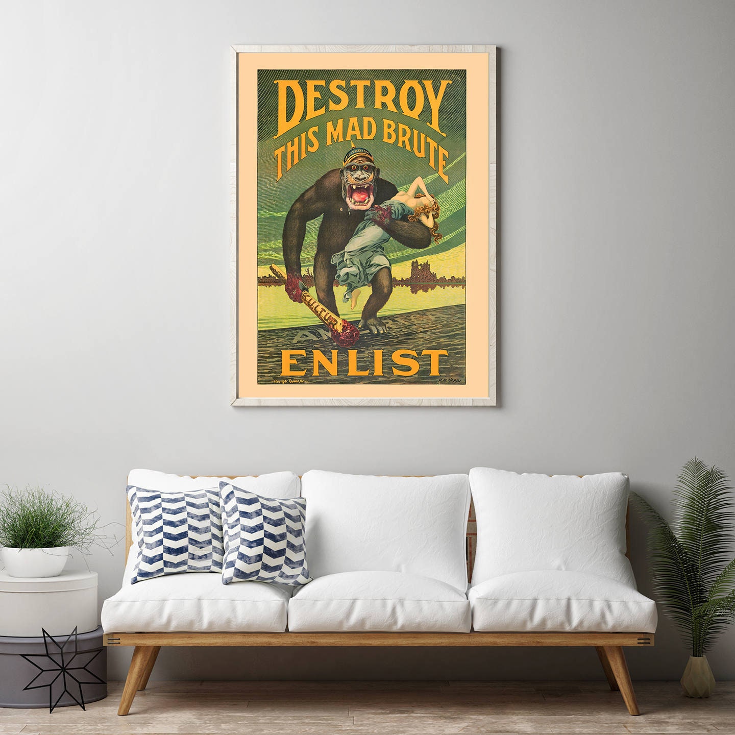 France World War I Enlistment Propaganda Poster Poster 24x36 inch 