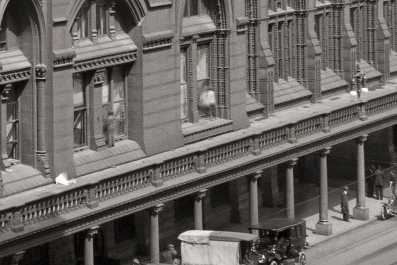 Broad Street Station, Philadelphia PA: Early 1900s Architecture Print zdjęcie 3