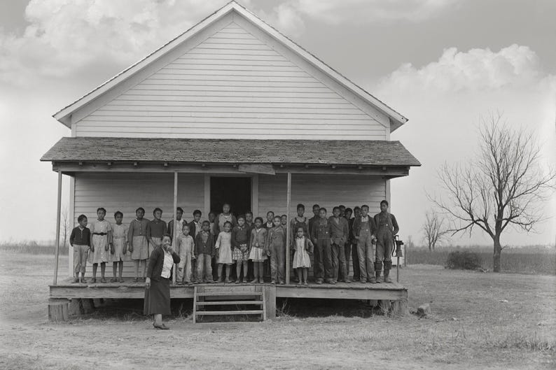 African American Vintage School Photo Wall Collection, Early 1900s immagine 6
