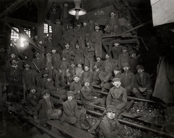 Coal Miners, Lewis Hine, Child Labor, South Pittston, Pennsylvania, 1911