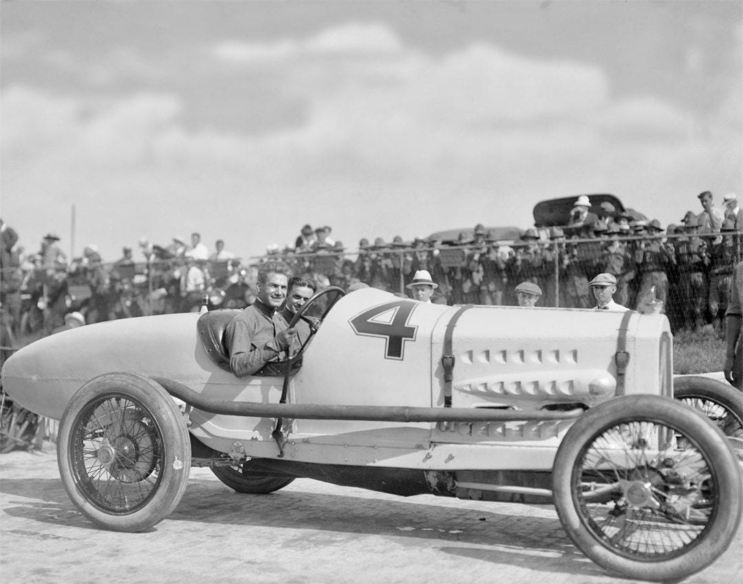 Ralph Map Racing Ralph De Palma Race Car Driver, Sheepshead Bay Speedway Photo, 1917 - Etsy