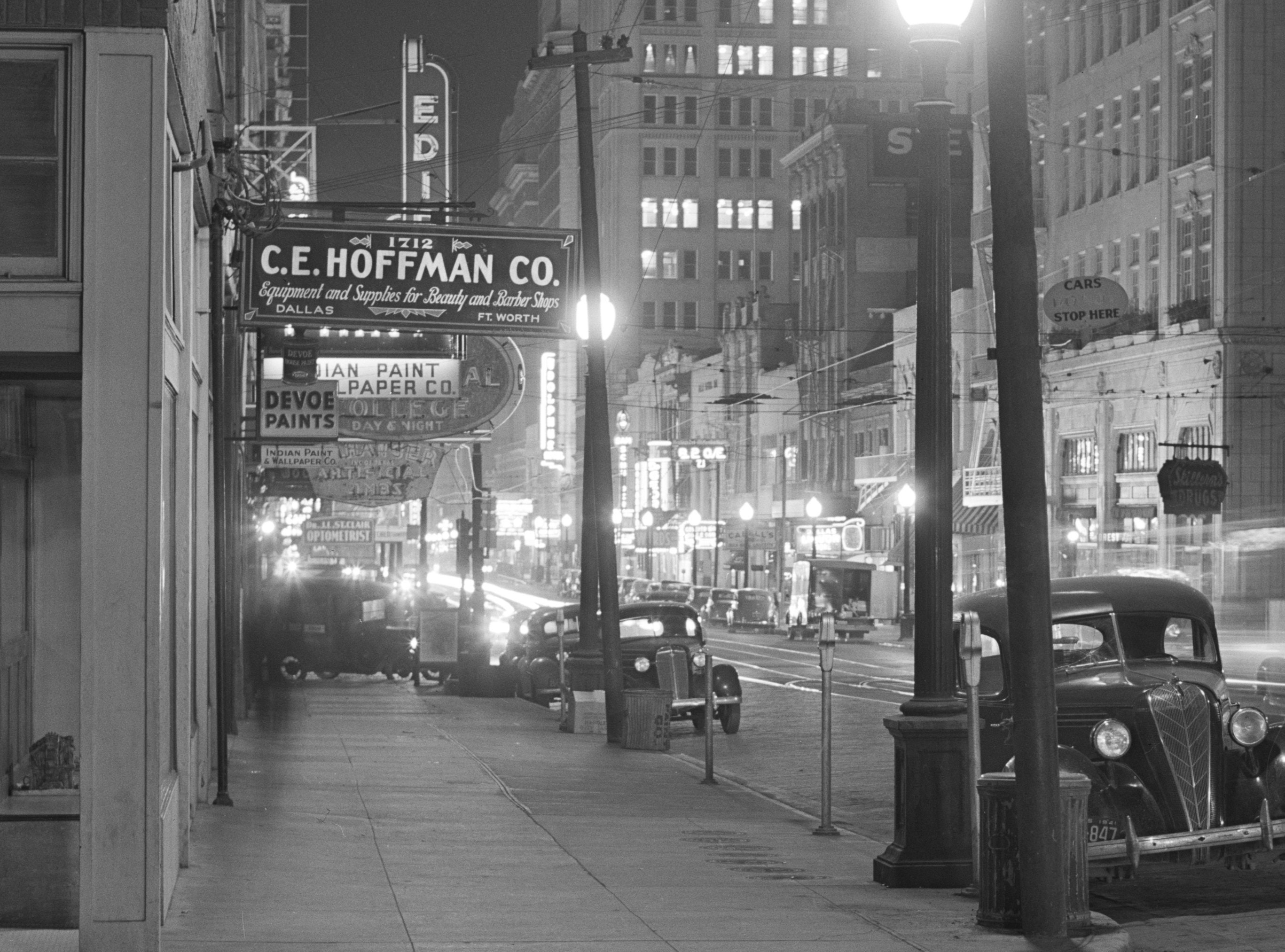 Pegasus, Dallas Texas at Night Photo by Arthur Rothstein, 1921 - Etsy