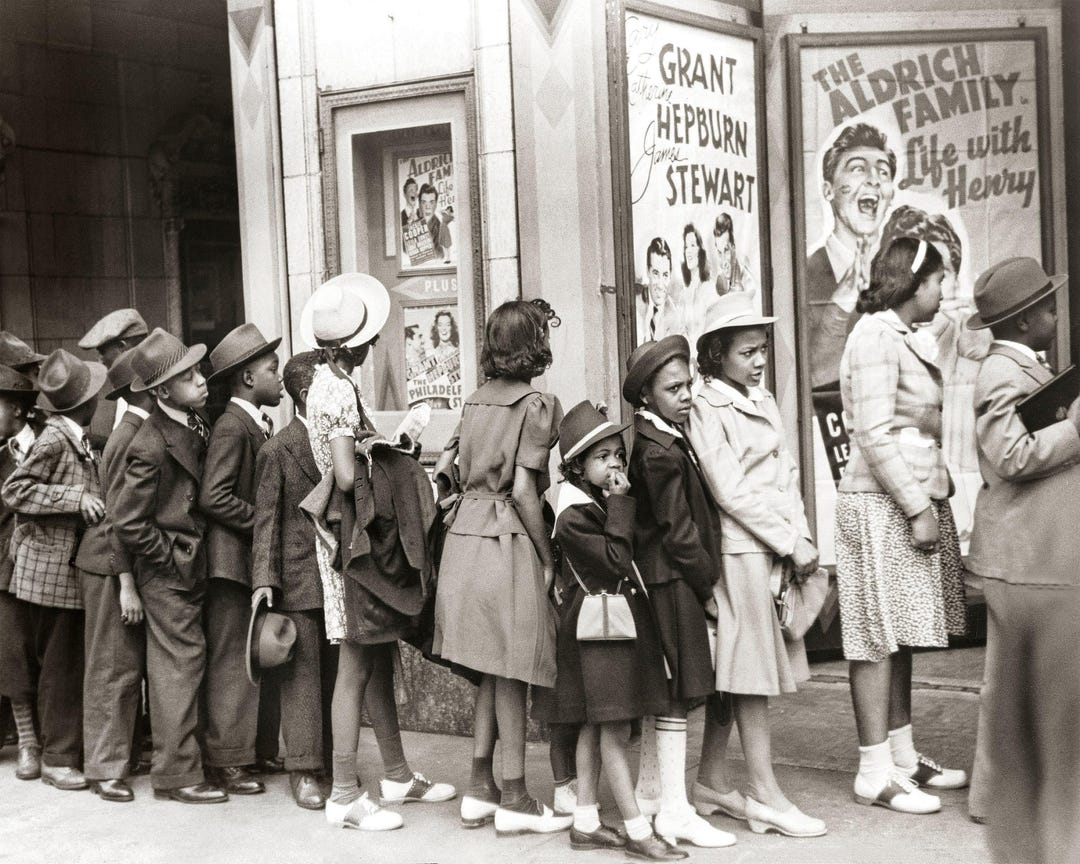 Southside Chicago Movie Theatre Print: 1941 Easter Sunday, African ...