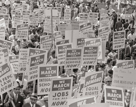 Civil Rights Movement Protest Signs